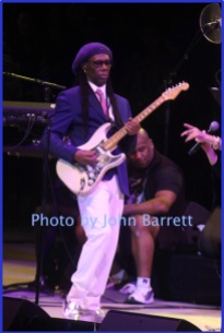 NILE RODGERS at Nile Rodger's Freak out Let's Dance Experience concert at Forest Hills Stadium 10-9-2016 John Barrett/Globe Photos 2016