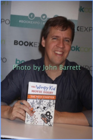 JEFF KINNEY at Bookcon with his new book ''' Diary of a Wimpy kid''series at Javits Center 6-4-17 John Barrett/Globe Photos 2017