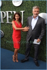 ALEC BALDWIN and wife HILARIA BALDWIN at opening night of Tennis US Open in Flushing , Queens New York 8-28-2017 Photos by John Barrett/Globe Photos 2017
