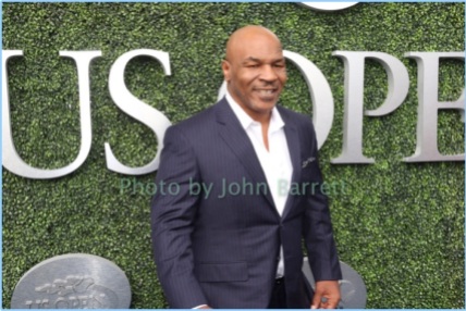 MIKE TYSON at opening night of Tennis US Open in Flushing , Queens New York 8-28-2017 Photos by John Barrett/Globe Photos 2017