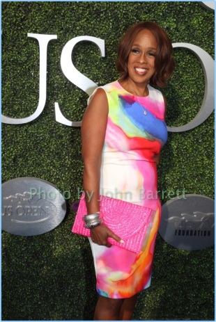 GAYLE KING at opening night of Tennis US Open in Flushing , Queens New York 8-28-2017 Photos by John Barrett/Globe Photos 2017