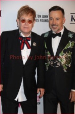 ELTON JOHN,DAVID FURISH Elton John 25thyear Aids Foundation Gala at The Cathedral of St John the Divine11-7-2017 John Barrett/Globe Photos 2017