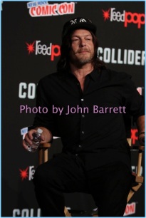 NORMAN REEDUS at panel to disuss season 7 of ''The Walking Dead'' at NY Comic Con day3 at the Theatre at Madison Square Garden 10-7-2017 John Barrett/Globe Photos 2017