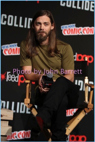 TOM PAGNE at panel to disuss season 7 of ''The Walking Dead'' at NY Comic Con day3 at the Theatre at Madison Square Garden 10-7-2017 John Barrett/Globe Photos 2017